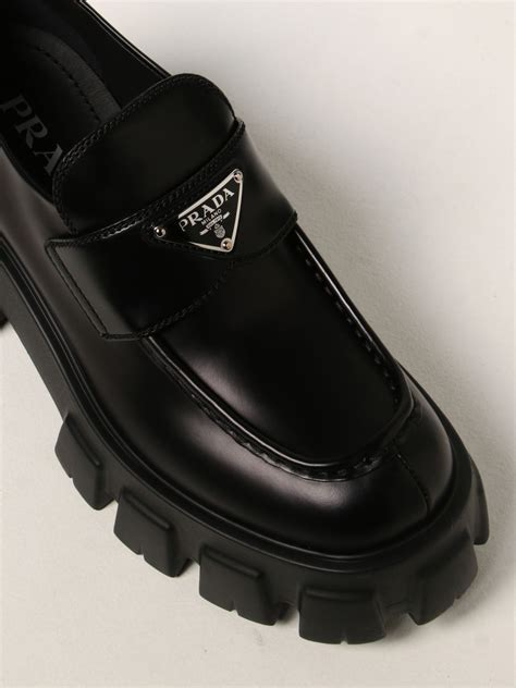 mocassini prada uomo nero|Prada Livermore.